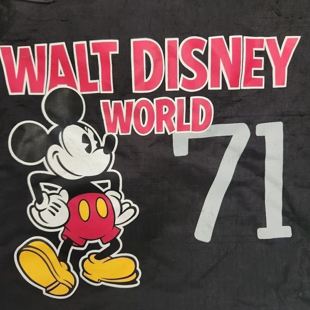 Disney Authentic Park Merchandise Black Tote Mickey Mouse Walt Disney World 71